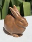 Rookwood Pottery #6160 Brown Rabbit Bunny Paperweight Figurine — photo 7