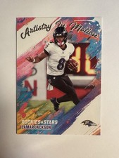 2025 Panini Rookies & Stars - Artistry In Motion Lamar Jackson #2 Ravens