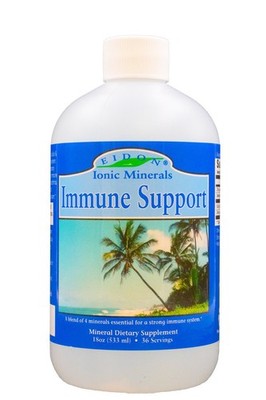 Eidon Ionic Minerals Liquid Immune Support w/ Zinc, Selenium, Maint - 18oz