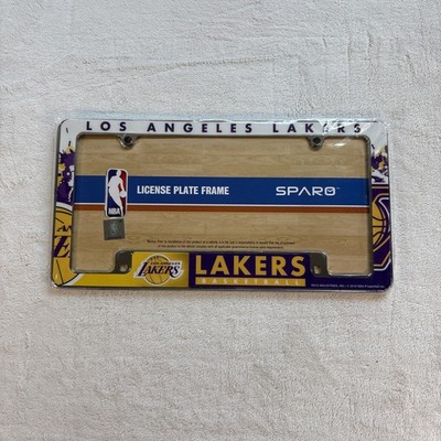 NBA Los Angeles Lakers License Plate Frame Rico Industries SPARO New Official