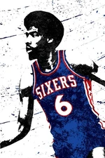 359632 Julius Erving Philadelphia Art Decor Wall Print Poster