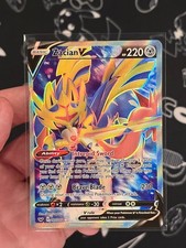 Zacian V 195/202 - Sword & Shield Base Set - NM -  Holo Full Art on eBay