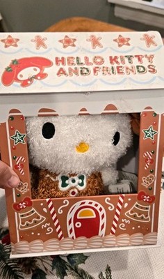 Hello Kitty Holiday Hello Kitty Plush Stuffed Animal Boxed Gingerbread House