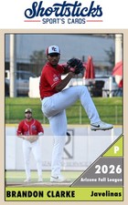 Brandon Clarke AFL Custom Baseball Card St. L...