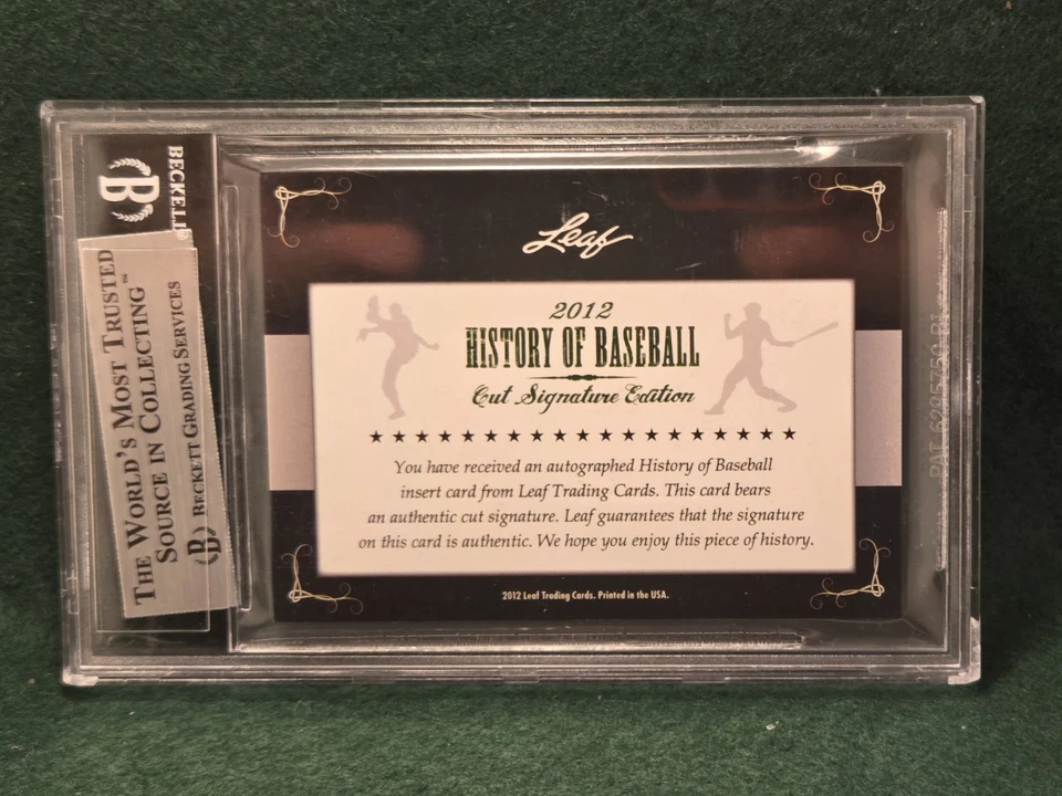 Gary Peters (AU) 2012 Leaf History of Baseball Cut Signature Edition -  Foto 2 de 2