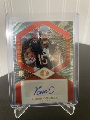 2024 Panini Illusions - Rookie Vision Signatures Rome Odunze #RVS-ROE Purple /50