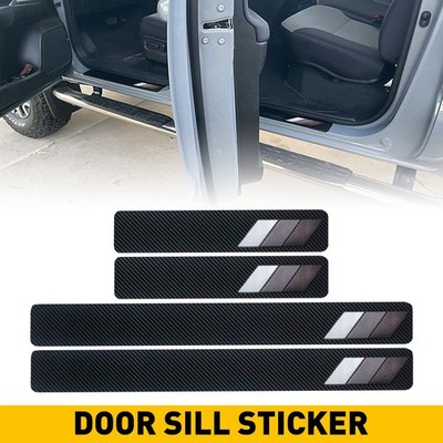 4x For Lexus Door Plate Sill Scuff Cover Anti Scratch 3D Decal Sticker Protector
