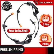 2pcs Rear Abs Wheel Speed Sensor For 2002-2006 Honda Cr-v Crv 2.4l Left Right