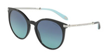 TIFFANY  CO TF4142BF 4142B 54 Black Blue Gradient 8001/9S Sunglasses 4142