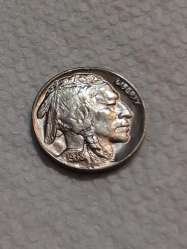 1938 D Gem Uncirculated Buffalo Nickel