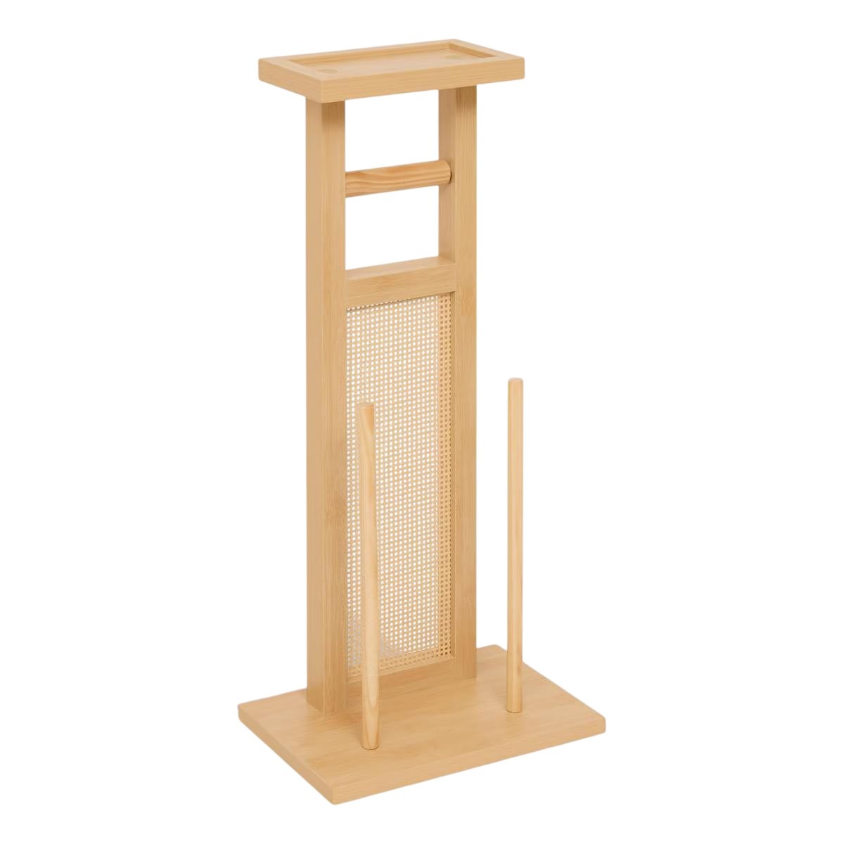 Dérouleur papier WC Cane 65cm en fibres naturelles tressées