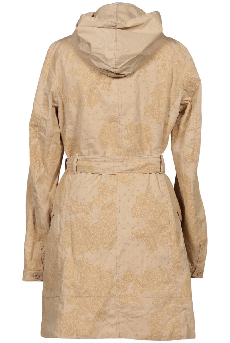 Desigual Mantel Damen Jacke Parka Gr. 40 Baumwolle Beige #svjhiuw