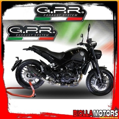 Auspuff GPR Benelli Leoncino 500 2017/2024 OMOLOGATO New Grand Prix Evo Black Ti