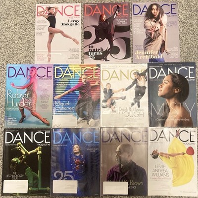 Lot 11 Dance Magazines 2026 2025 Jan Feb Oct Sep Jul Aug Jun May April Mar Dec