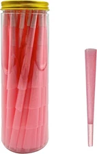 100 Pack 108mm Pre Rolled Cones - Natural Slow-Burning Cones Rolling Paper - 4.2