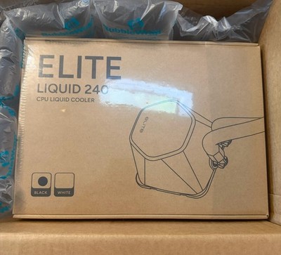 Cooler Master Elite Liquid 240 240mm ARGB CPU Liquid Cooler Black NEW SEALED