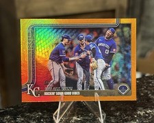 2025 Topps Series 2 WE ALL WIN! BOBBY WITT ROYALS TEAM #/25 ORANGE Rainbow Foil