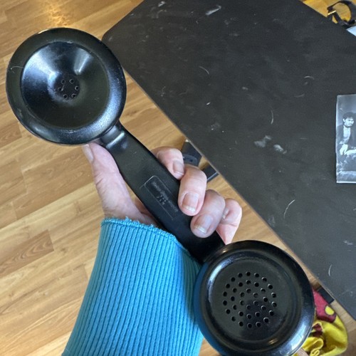 Vintage 1940s WESTERN ELECTRIC F1W Rotary Phone Black Bakelite Bell Telephone - Picture 3 of 6