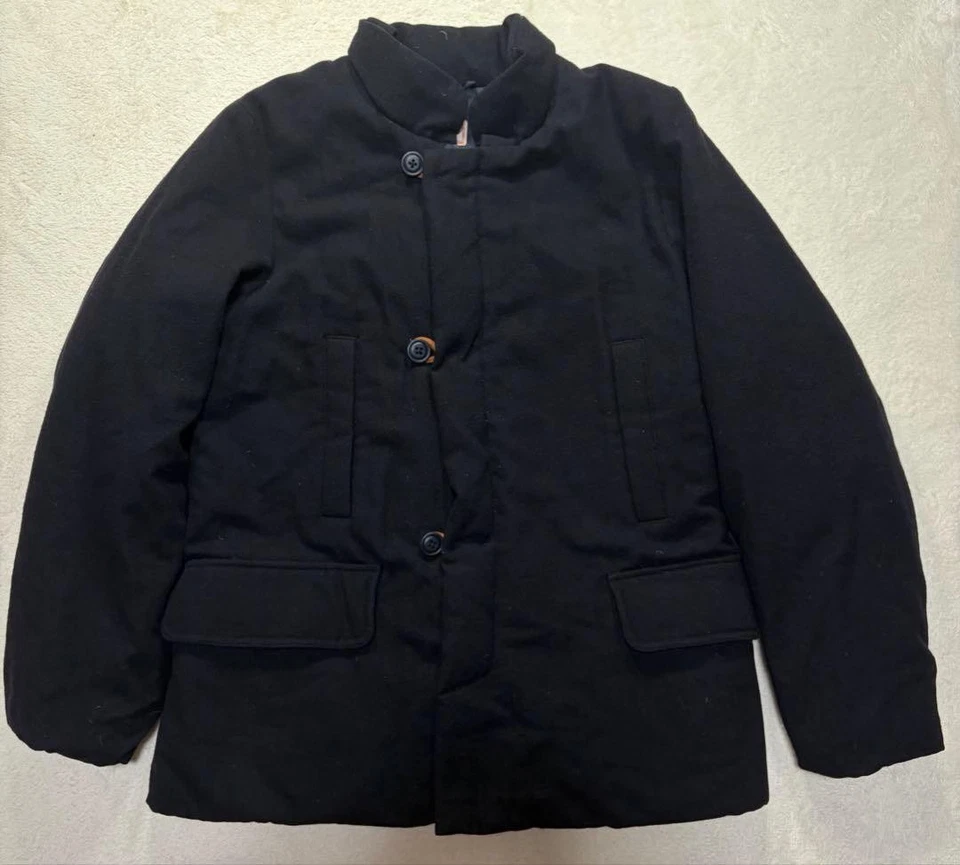 Chaqueta de plumón de lana 45Rpm negra azul marino talla 1 S Foto 2 de 4