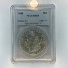 1889 Morgan Silver Dollar PCGS MS64 S$1 Philadelphia Minted No Reserve