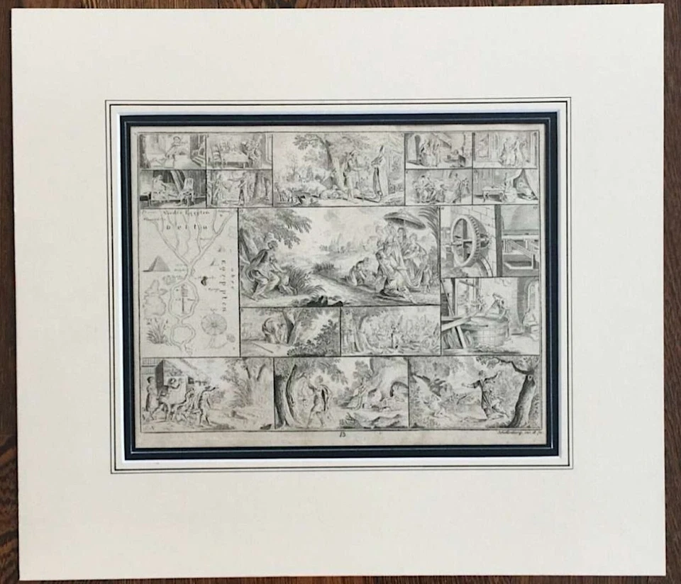 Orig. Kupferstich: nach DANIEL CHODOWIECKI CA. 1775-80 - Bild 2 von 4