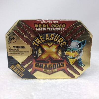 Treasure X Dragons Gold Mini Beasts Dig & Build By Moose Toys New Factory Sealed