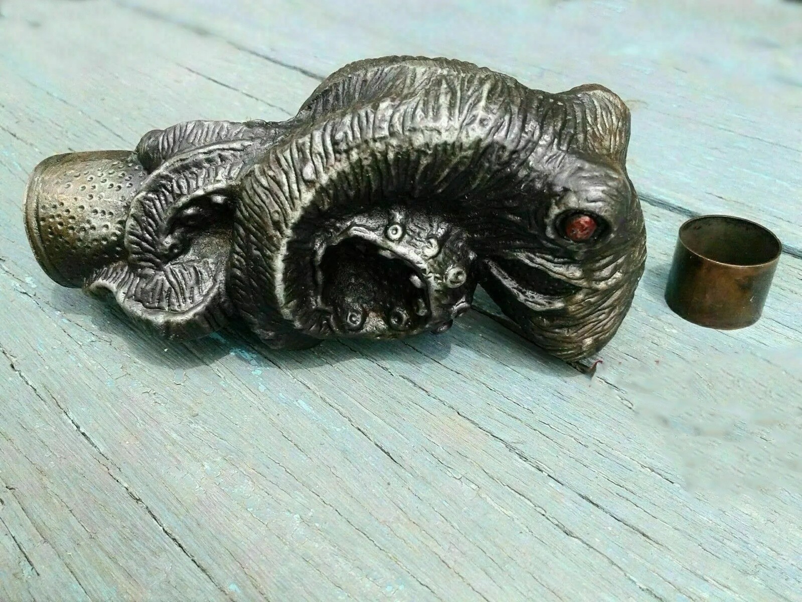 SOLID ALUMINIUM OCTOPUS HEAD HANDLE FOR WOODEN WA… - image 1