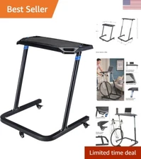 Achieve Your Fitness Goals with Adjustable Bike Trainer Desk: Durable & Portable
