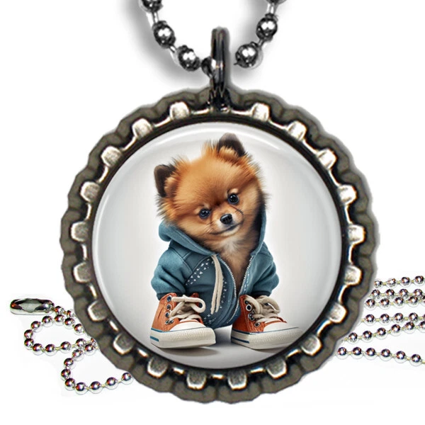 Pomeranian necklace cheap