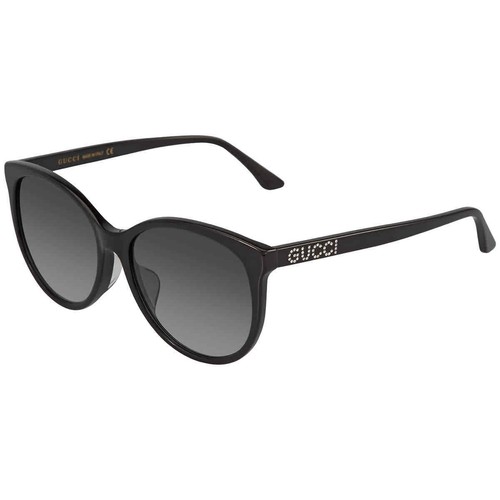 Gucci Grey Round Ladies Sunglasses 