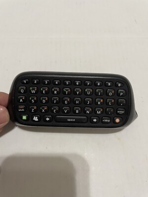 Microsoft OEM Xbox 360 Chat-Pad Keyboard Attachment Black (Tested)!!