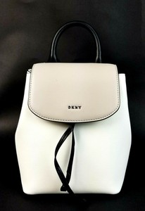 dkny lex leather backpack