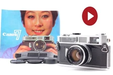 🎦Meter Works! [MINT+++]  Canon Model 7 Film Camera 50mm f1.8 L39 LTM Lens JAPAN