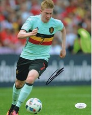 Belgium Kevin De Bruyne Autographed Signed 8x10 Photo JSA COA #4 *read Des