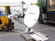 MotoSat Internet 1.2m/J1 controller, 4 watt, X5 iDirect Satellite dish USED 