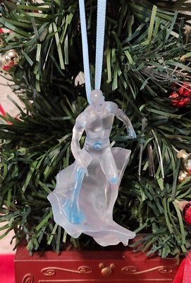DISNEY STORE MARVEL ICEMAN BOBBY DRAKE X-MEN CUSTOM CHRISTMAS ORNAMENT NEW RARE