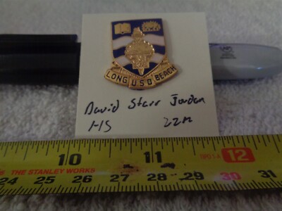 David Starr Jordan High School ROTC 22M Unit Crest, DI, DUI (DRAW#T2)