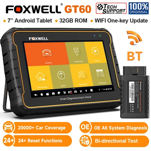 FOXWELL GT60 Bidirectional All System OBD2 Scanner Car Diagnostic Scan Tool TPMS - Bild 1 von 18