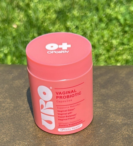 O Positiv Vaginal Probiotics 60 Capsules - PH Balance Support For Women, With Prebiotics, All-Natural, Vegan