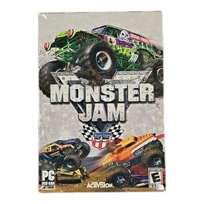 Monster Jam Computer 2007 Sealed Activision Game Unopened Box Damage WINDOWS XP
