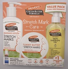 Palmer's Cocoa Butter PreNatal Care Kit Stretch Mark Care Kit For Scars Dry Skin