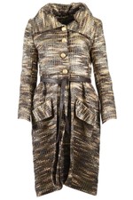 Matthew Williamson Silk And Wool Blend Coat Uk 10