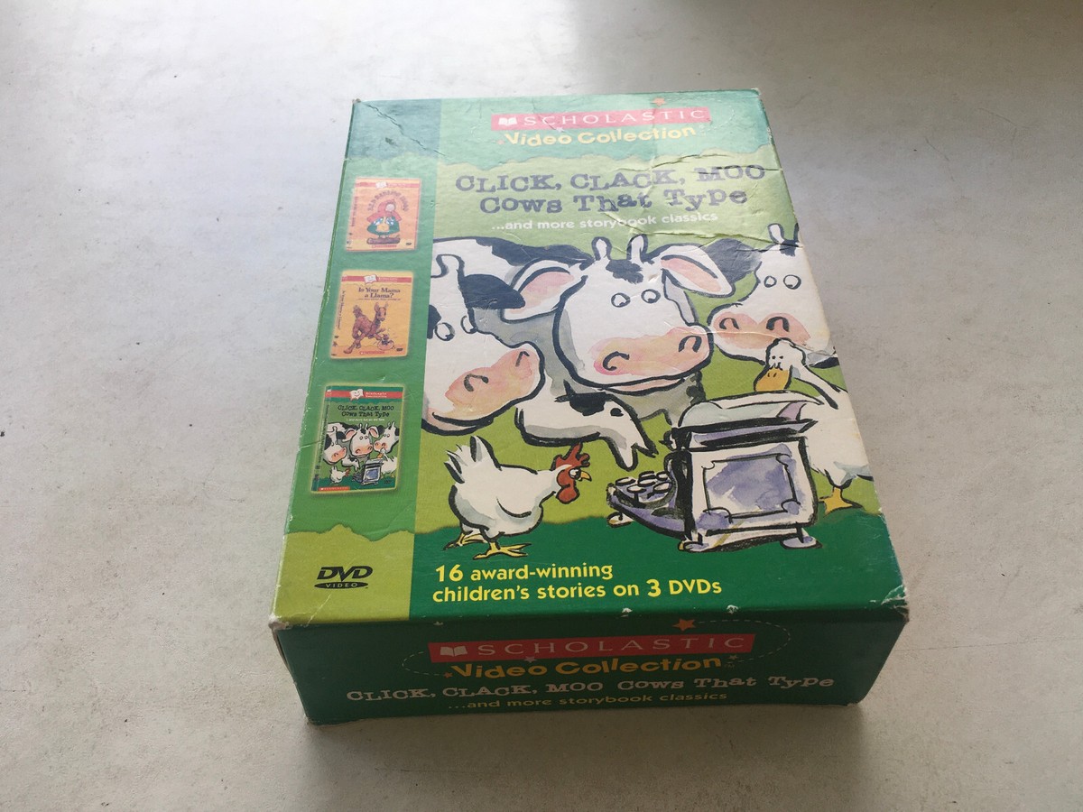 Scholastic Collection Click, Clack, Moo Cows 3 Pack (DVD, 2004