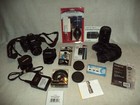 Canon Eos Rebel T3i Digital Slr Camera 18-55mm 55-250mm Lens Bundle Lens Kit