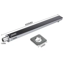 Stainless Steel Shower Head Extension Arm Rain Shower Head Extender Wall Mount