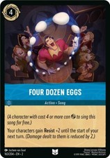 Disney Lorcana Rise of the Floodborn Uncommon Non Foil - 163 Four Dozen Eggs