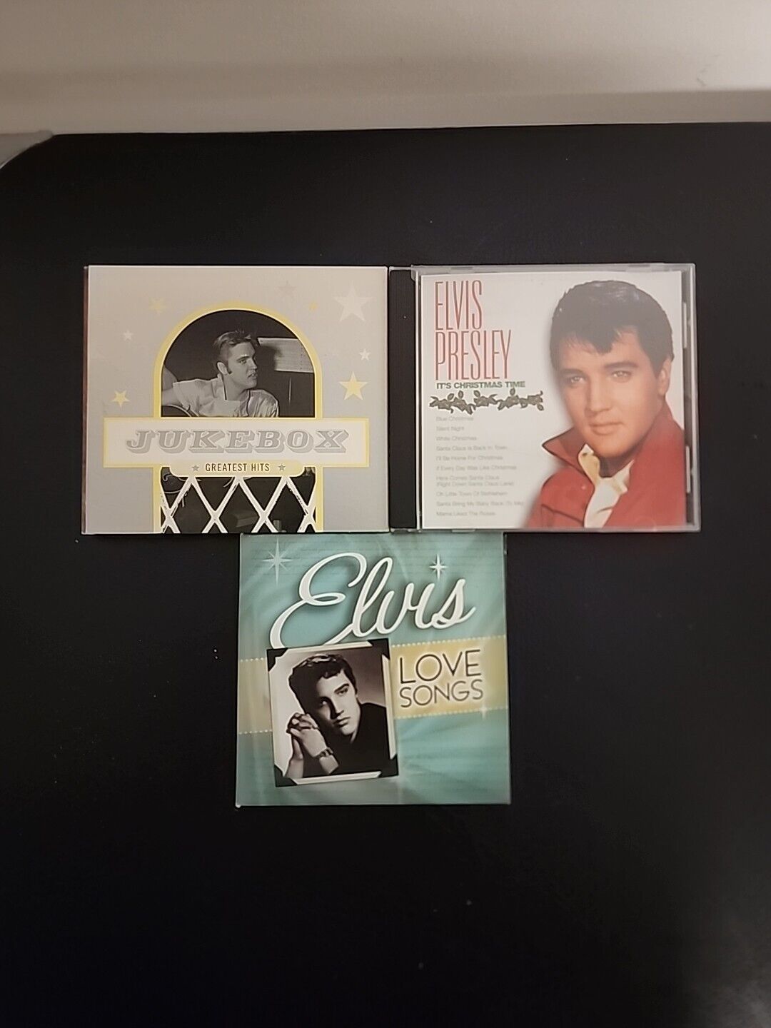 Elvis Presley 3 CD Lot Love Songs Jukebox Greatest Hits It's Christmas Time