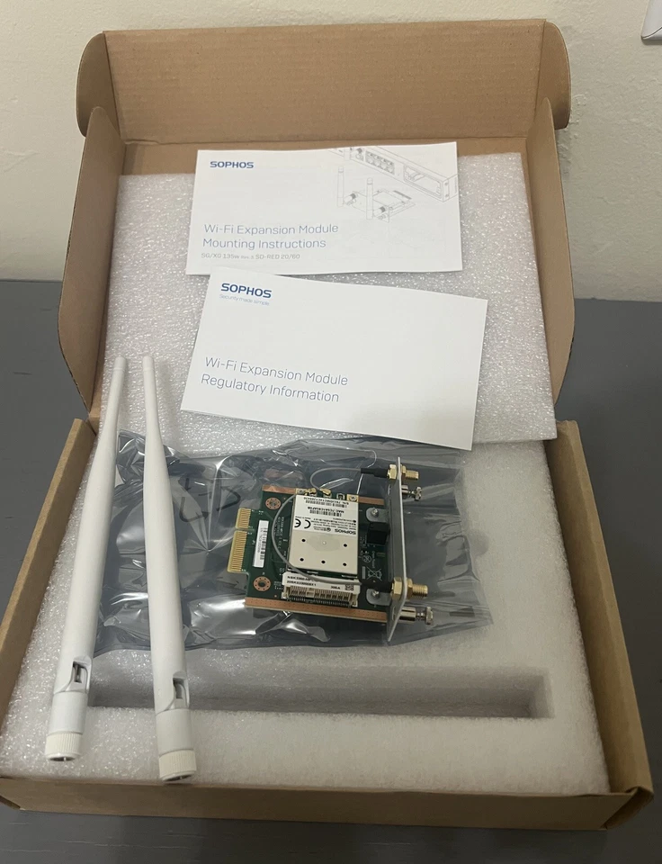 Sophos 802.11ac 2x2 WiFi Module (for SG/XG 125w/135w rev.3 only) | SD-RED 20/60 - Image 3 of 4