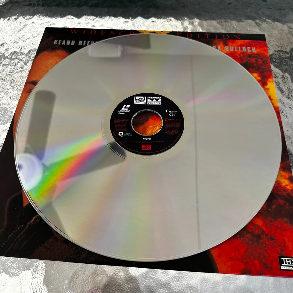 SPEED Special Widescreen Edition 12” Laserdisc THX EX/EX Free Shipping - Image 3 of 4