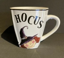 Halloween Rosanna R Table Mug Boo Trick Hocus Witch Cat Ghost